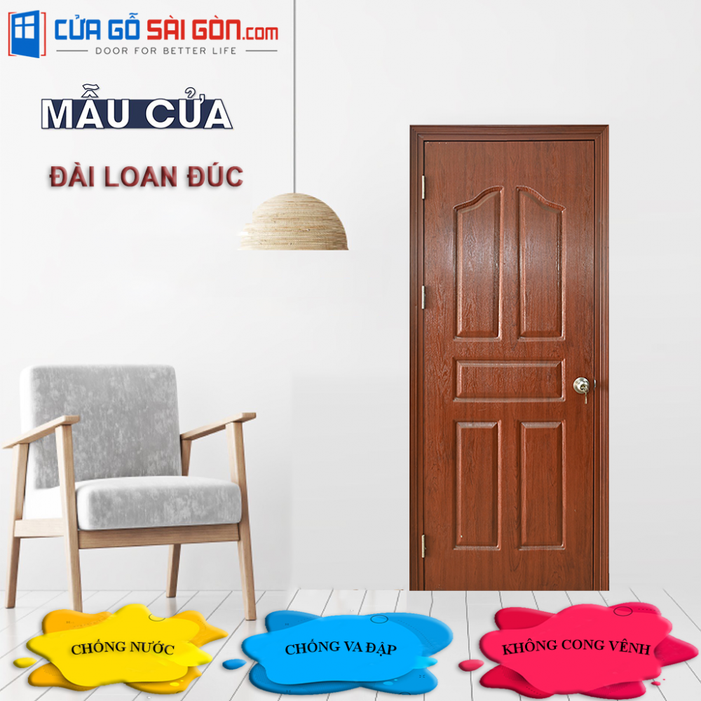 Cửa nhựa gỗ Đúc Đài Loan