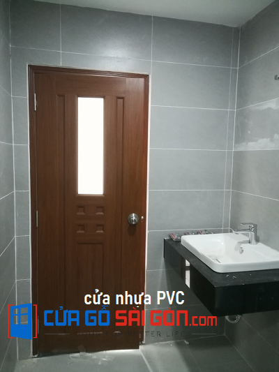 Hình ảnh thực tế thi công cửa nhựa nhà tắm Hình ảnh thực tế thi công cửa nhựa nhà tắm