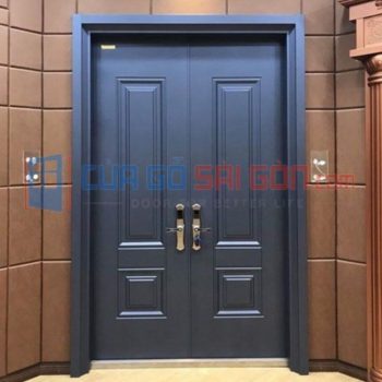 CỬA THÉP CHỐNG CHÁY VÂN GỖ HIỆN ĐẠI, SANG TRỌNG