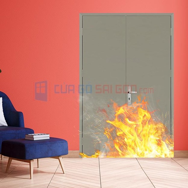 Cửa thép chống cháy 2P1 Cửa thép chống cháy 2P1