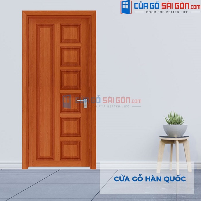 Cửa Gỗ Hàn Quốc 6B sapele CGSG Cửa Gỗ Hàn Quốc 6B sapele CGSG