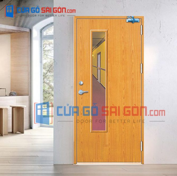 Mẫu cửa gỗ chống cháy 4 Mẫu cửa gỗ chống cháy 4