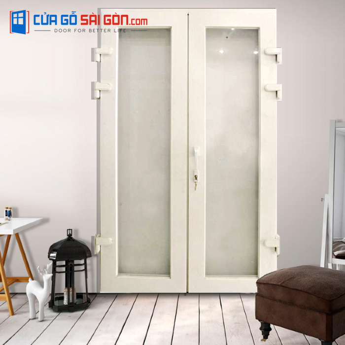Cửa nhựa lõi thép cũng là một sản phẩm phù hợp để làm cửa nhà toilet Cửa toilet