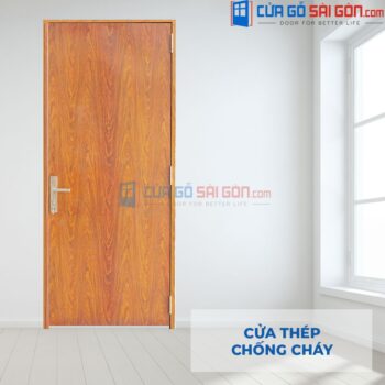 Top 10 mẫu cửa thép vân gỗ chống cháy chất lượng nhất