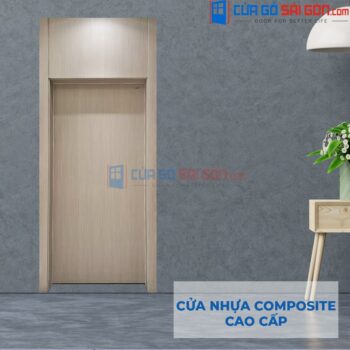 Cửa phòng tắm cao cấp KSD cửa trơn mẫu Composite P1 fix-CGSG