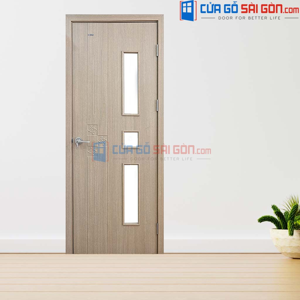 Cửa ABS KOS 206-MQ808-CGSG Mẫu cửa chống ồn phòng ngủ - Cửa ABS KOS 206-MQ808-CGSG