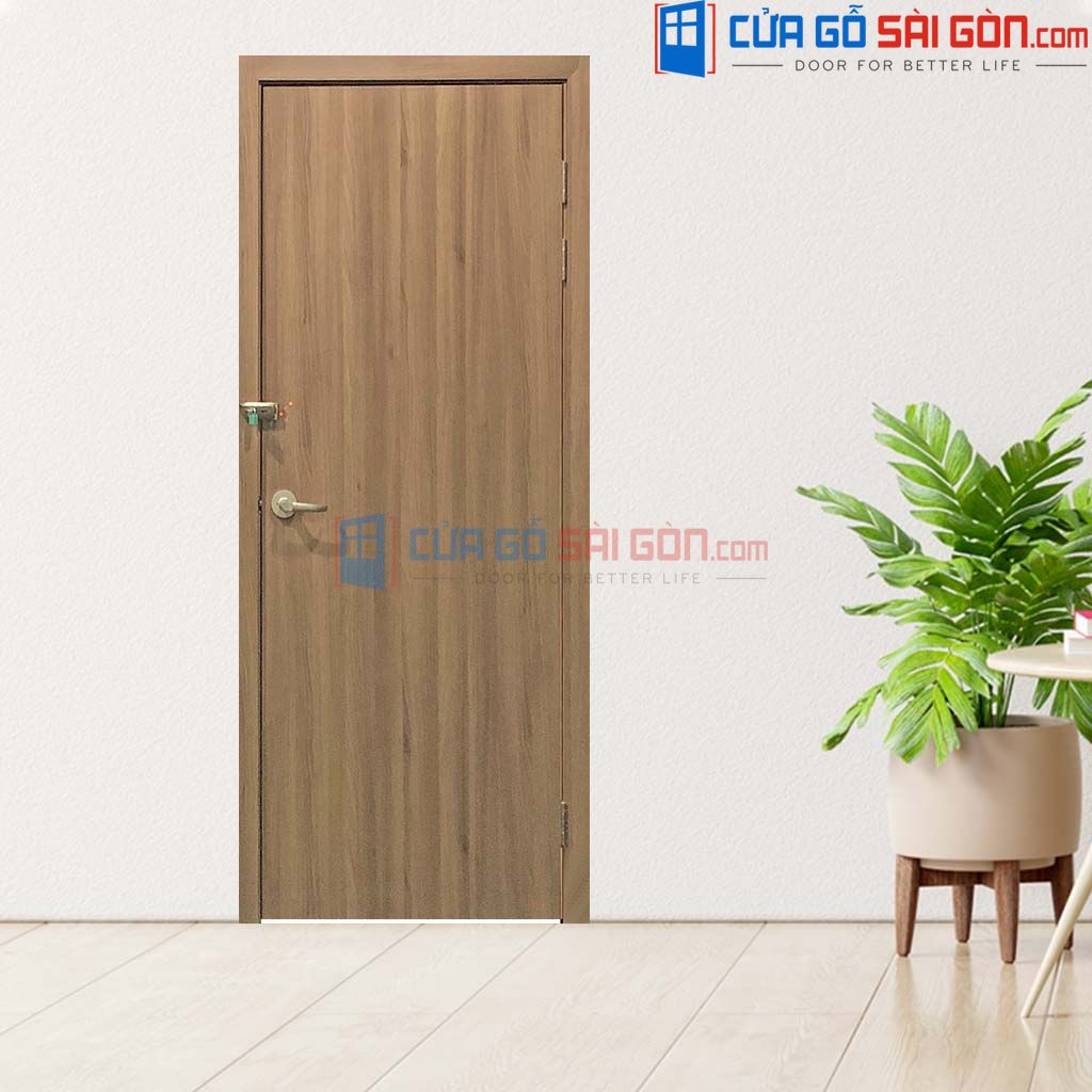 Cửa gỗ chống ồn phòng ngủ công nghiệp SGD Melamine P1 Mẫu cửa chống ồn phòng ngủ - Cửa gỗ chống ồn phòng ngủ công nghiệp SGD Melamine P1