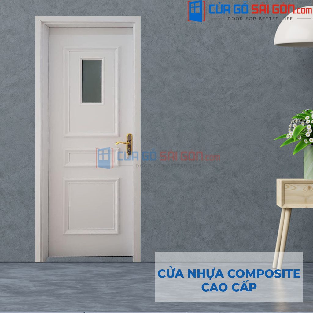 Cửa Nhựa Composite 3PNG1-CGSG Mẫu cửa nhựa giá rẻ - Cửa Nhựa Composite 3PNG1-CGSG