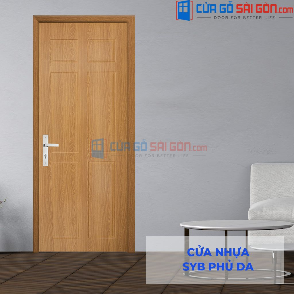 Cửa Nhựa Composite SYB 205-CGSG Mẫu cửa nhựa giá rẻ - Cửa Nhựa Composite SYB 205-CGSG