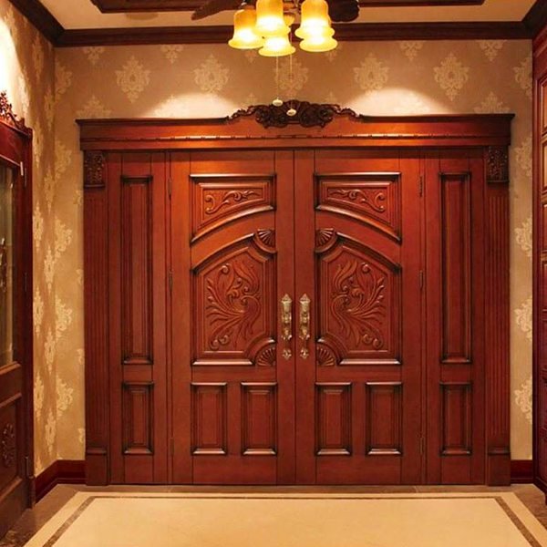Cửa gỗ phòng khách 4 cánh