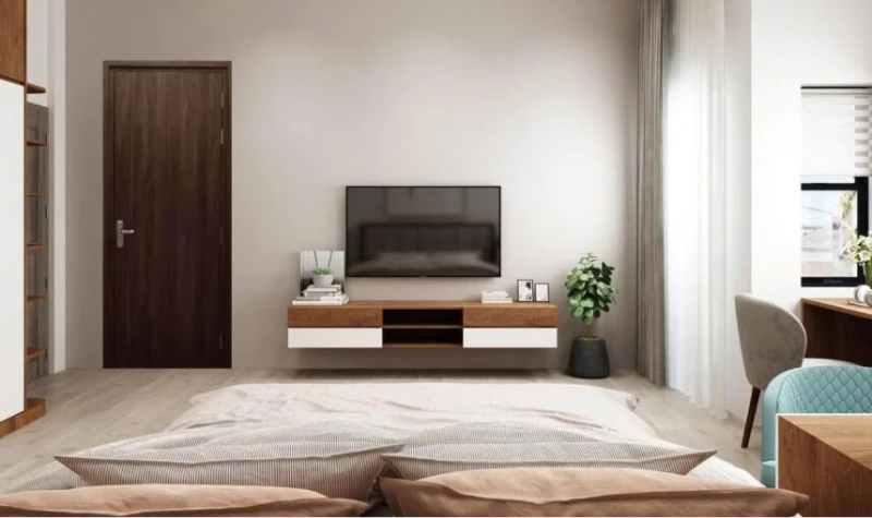 Mẫu cửa nhựa composite Đài Loan cho phòng ngủ
