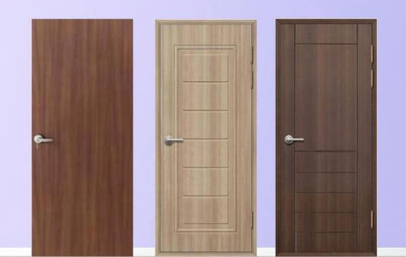 Mẫu cửa nhựa vân gỗ chung cư phổ biến