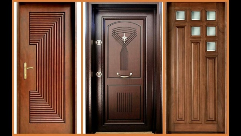 Mẫu cửa nhựa vân gỗ sang trọng cho biệt thự