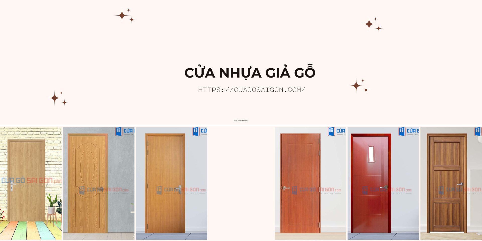 Báo giá cửa nhựa giả gỗ Bình Dương mới nhất
