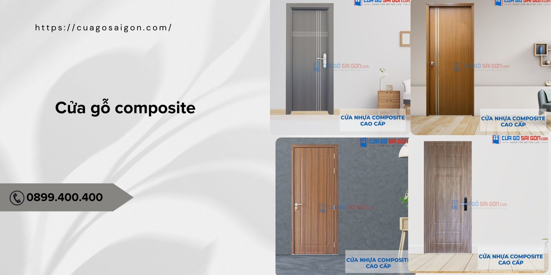Các nhóm phân loại cơ bản của cửa composite Sóc Trăng hiện nay