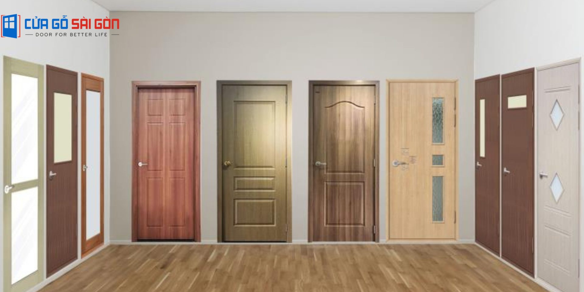 Các ứng dụng của cửa nhựa giả gỗ Long An