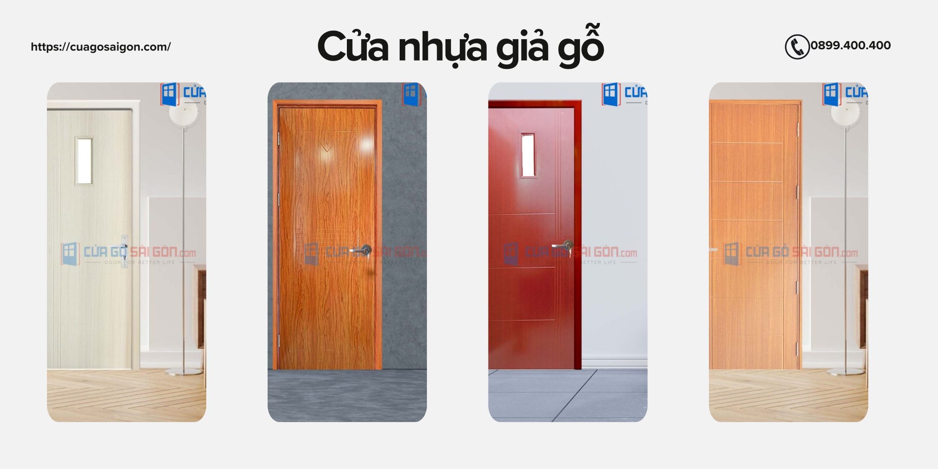 Cửa nhựa giả gỗ loại uPVC