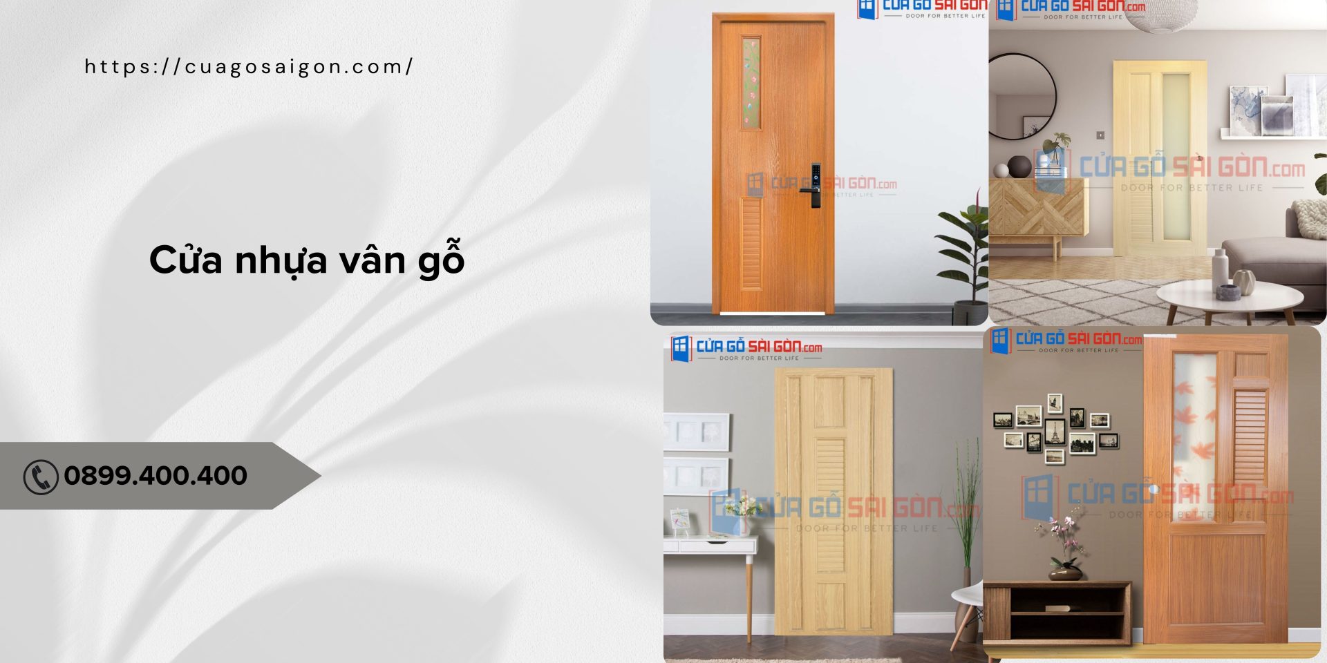 Mẫu cửa nhựa giả gỗ Pvc Đài Loan tại Cửa gỗ Sài Gòn