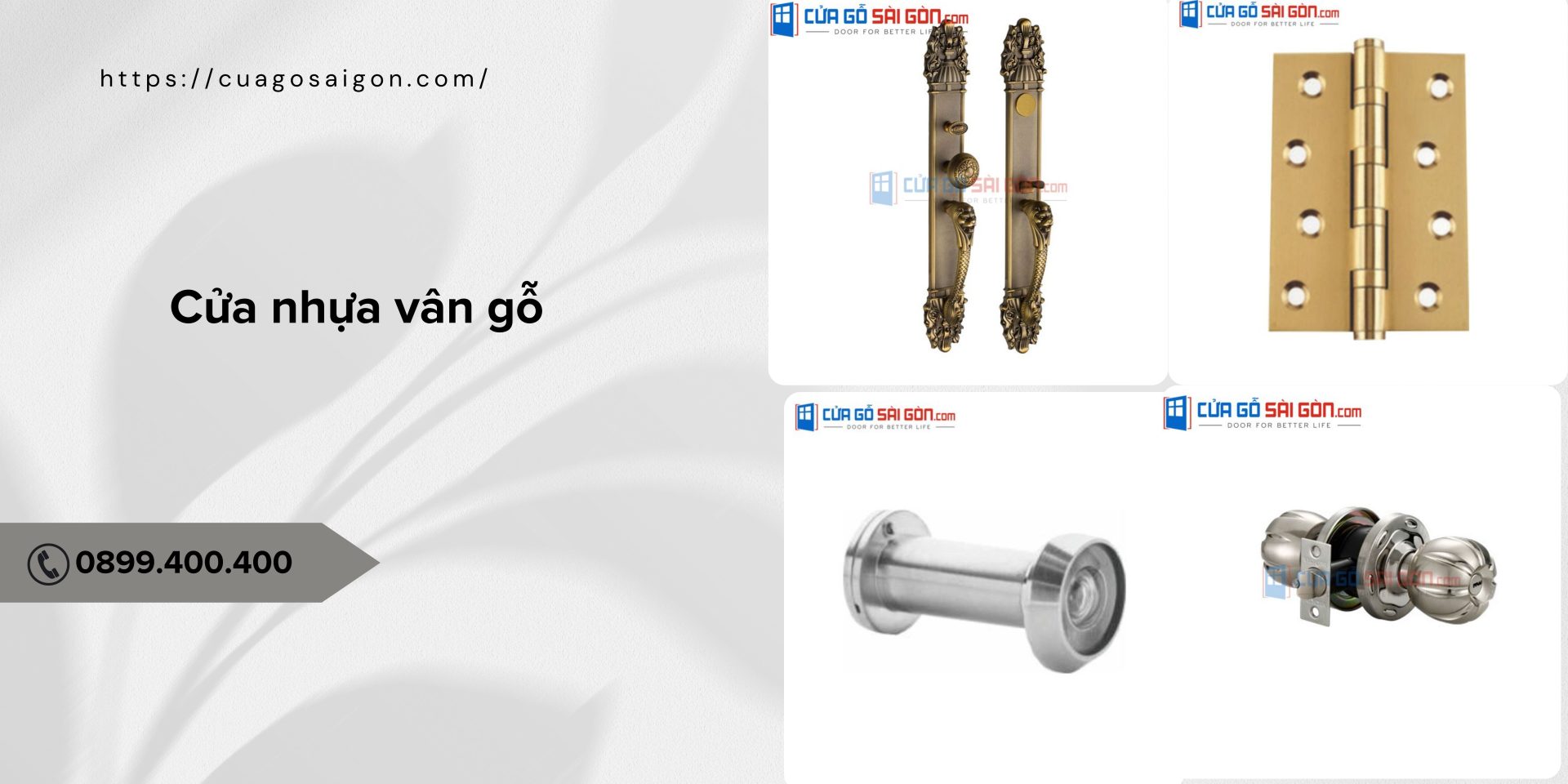 Phụ kiện cửa nhựa giả gỗ Bình Dương