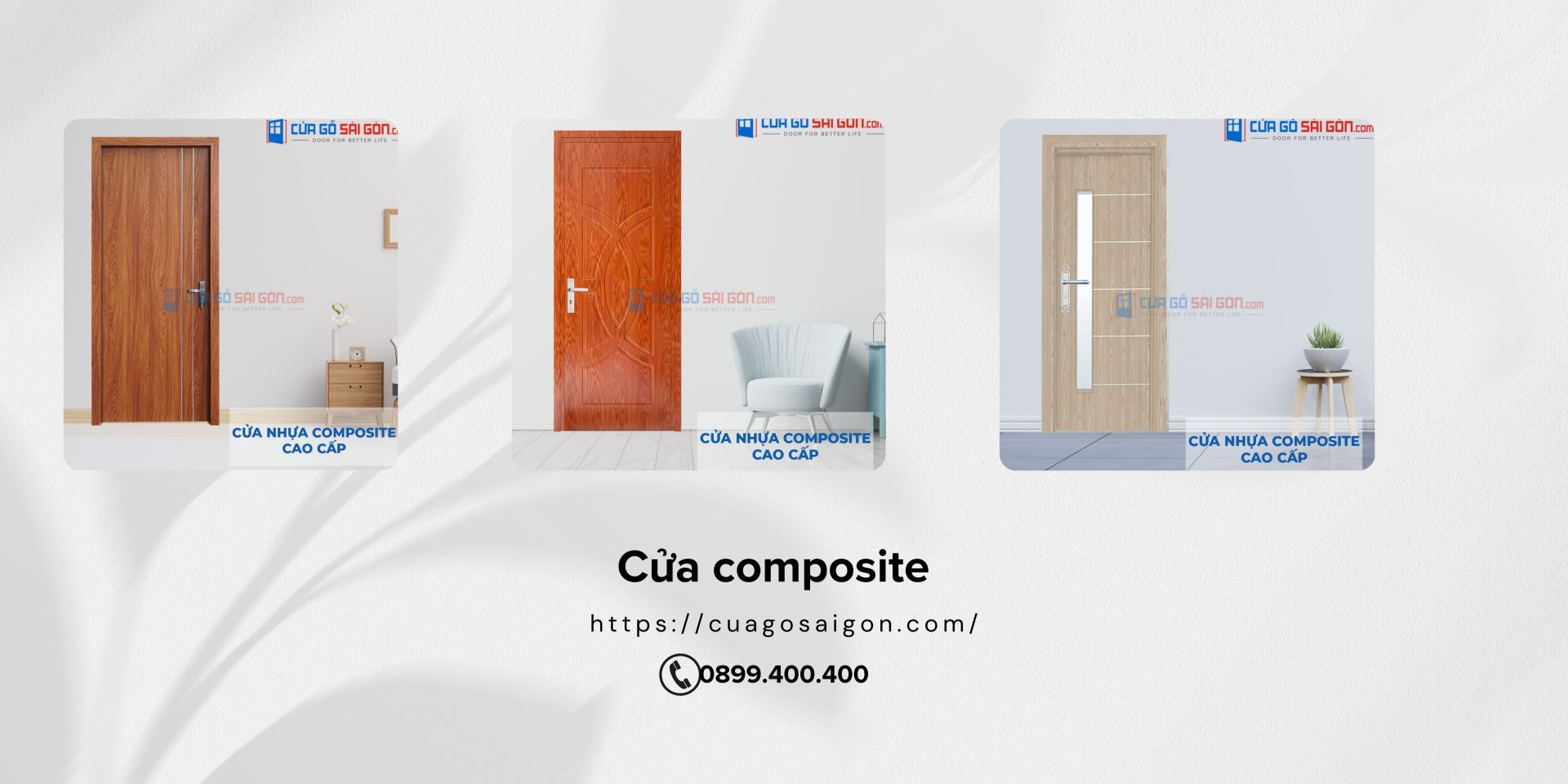 Sơ lược về chất liệu và cấu tạo của cửa composite Vĩnh Long