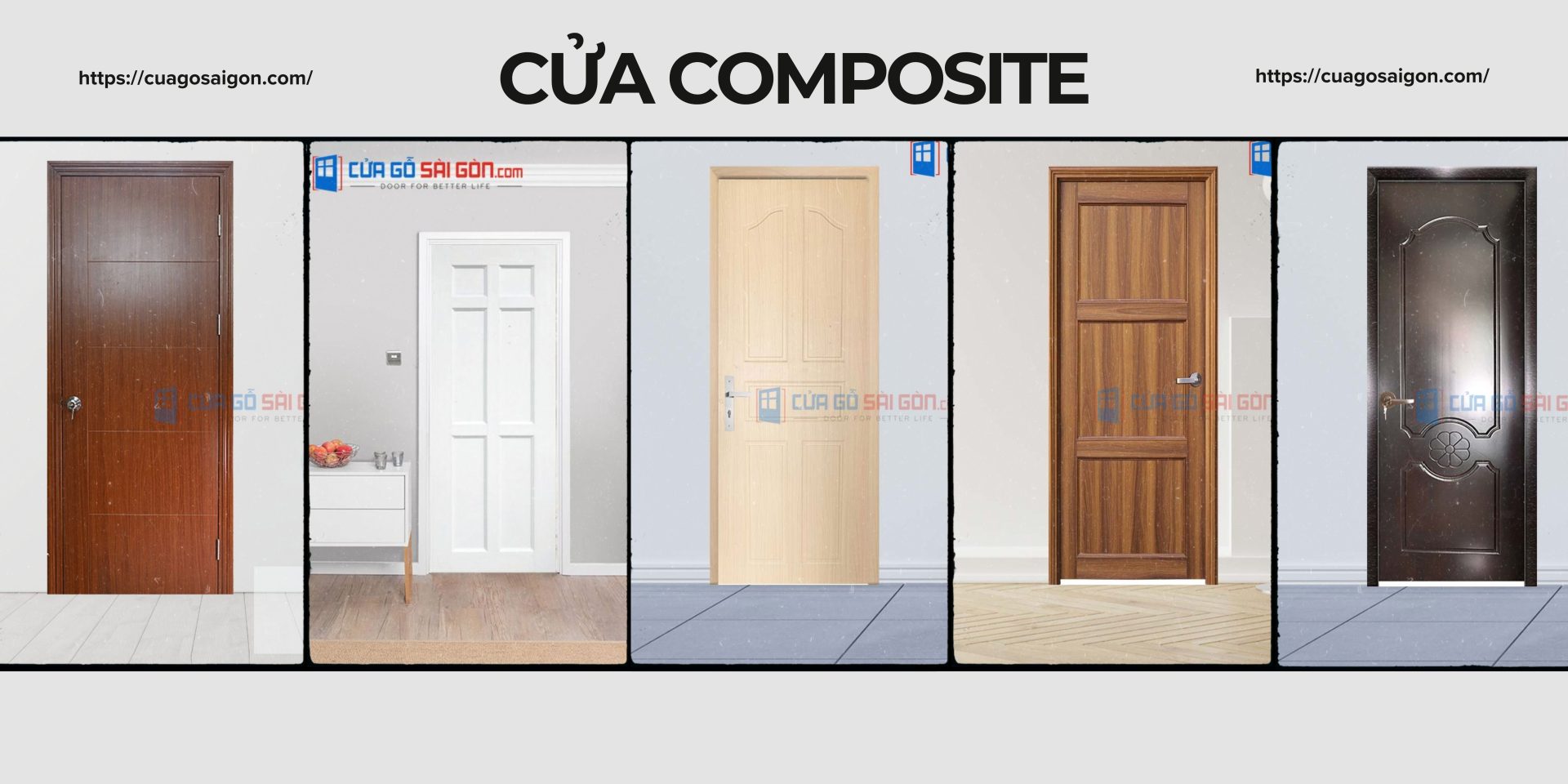 Nguyên nhân gây hư hỏng cửa composite Bạc Liêu