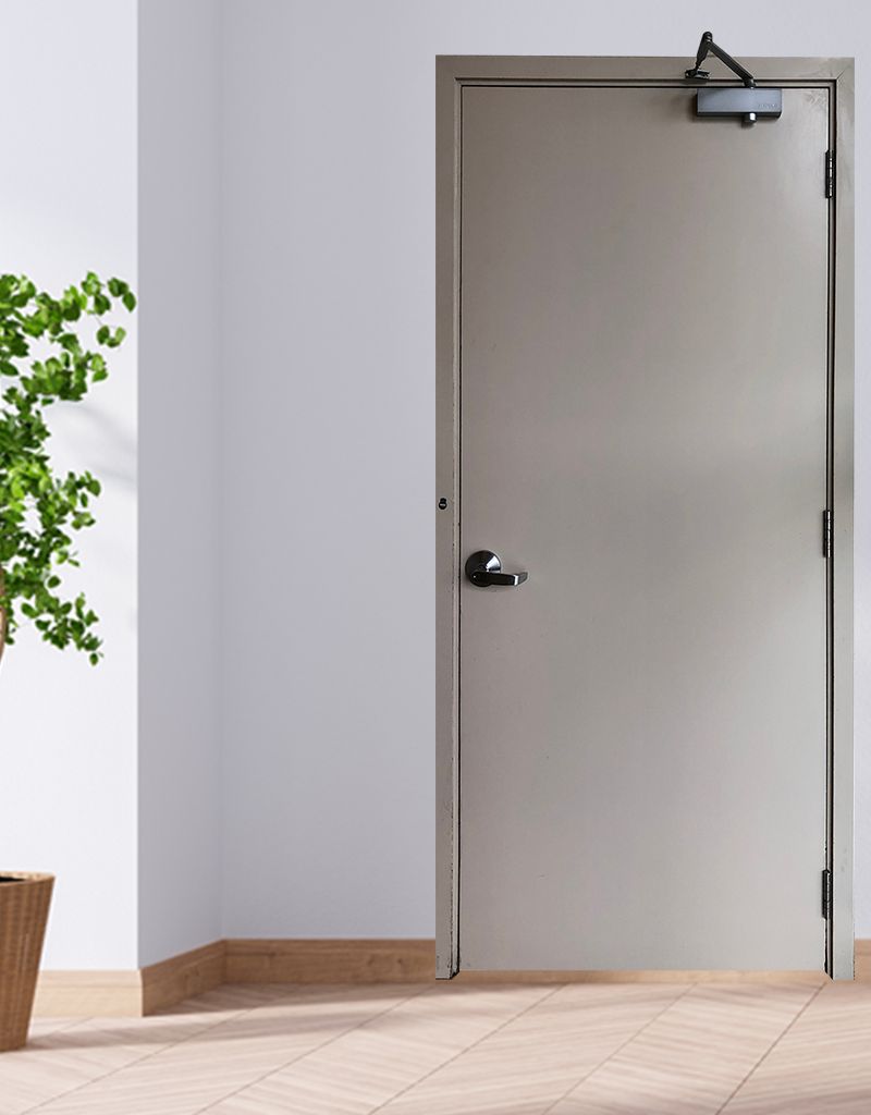 Cửa thép chống cháy bảo vệ hiệu quả nhờ khả năng chịu nhiệt và bền bỉ
