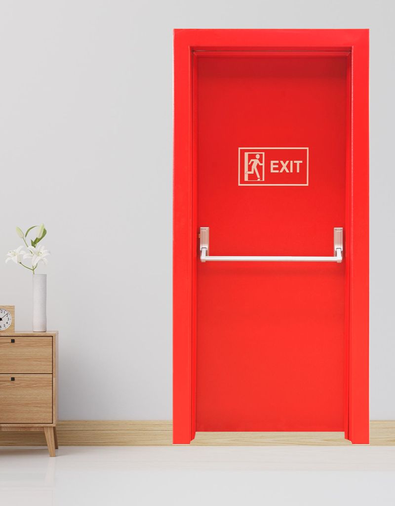 Cửa thép chống cháy được thiết kế ba lớp độc đáo