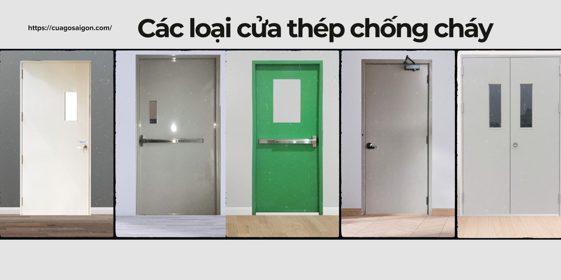 phân loại cửa thép chống cháy Bình Dương