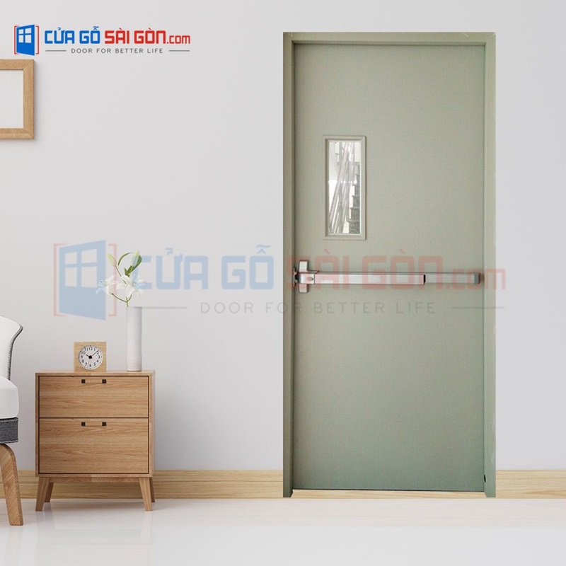 Cửa thép chống cháy Hậu Giang sau khi hoàn thiện