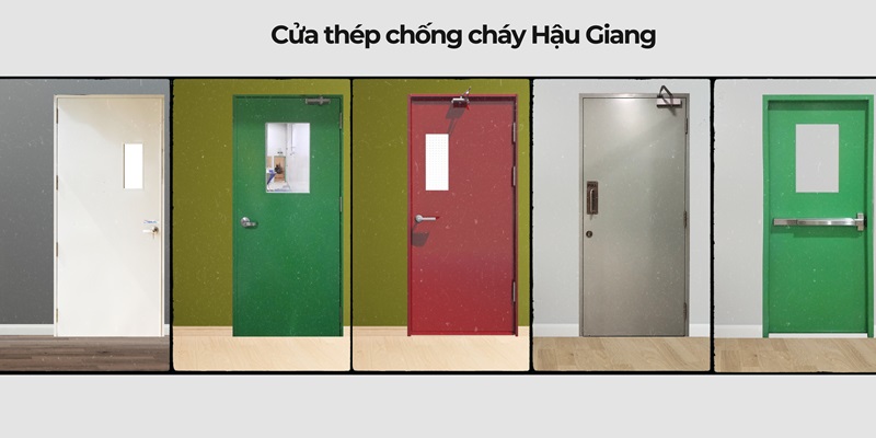 cửa thép chống cháy hậu giang