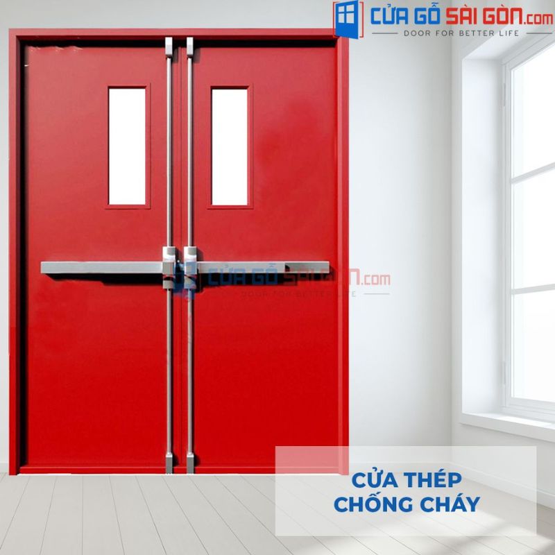 Mua cửa thép chống cháy tại Cửa gỗ Sài Gòn đảm bảo về chất lượng và giá cả