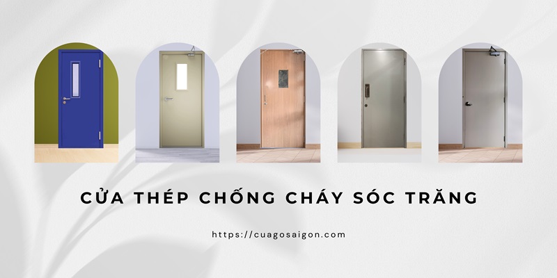Mẫu Cửa thép chống cháy Sóc Trăng tại Cửa gỗ Sài Gòn 