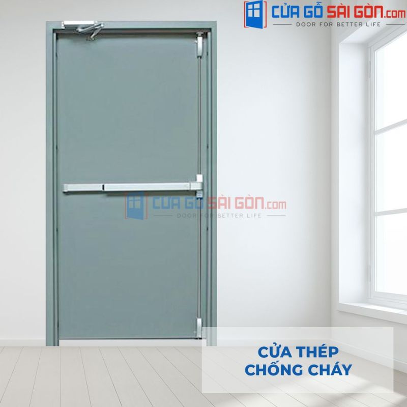Mẫu cửa thép chống cháy dành cho phòng ngủ