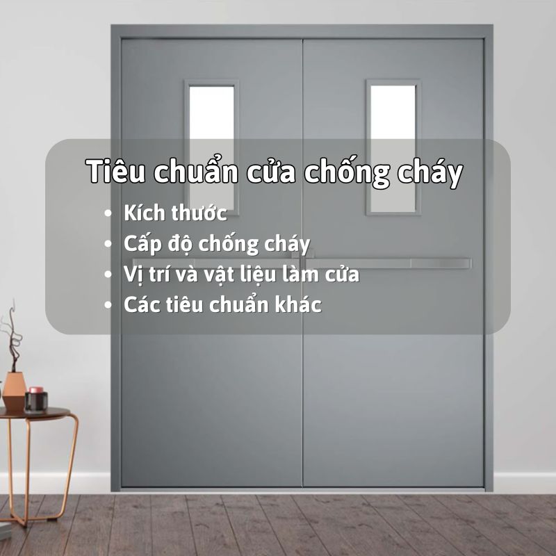 Tiêu chuẩn về cửa thép chống cháy mới nhất hiện nay