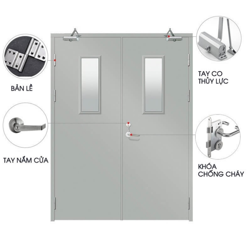 Phụ kiện cửa chống cháy Bình Phước