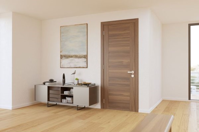 Cửa chống cháy có thiết kế sang trọng giúp tô điểm căn nhà
