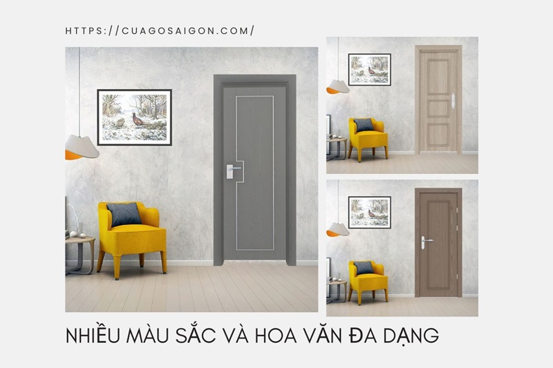 Đa dạng màu sắc, hoa văn khung cửa chống cháy Cà Mau