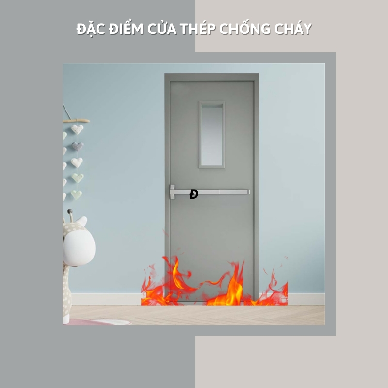 Mẫu cửa thép chống cháy đạt chất lượng