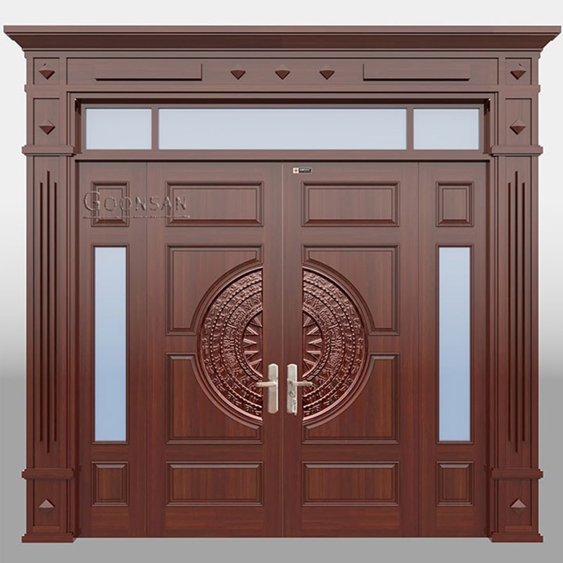 Cửa thép giả gỗ có khả năng chống công vênh, mối mọt