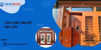 Cửa thép vân gỗ Bạc Liêu: 5 lợi vượt trội khi sử dụng cửa