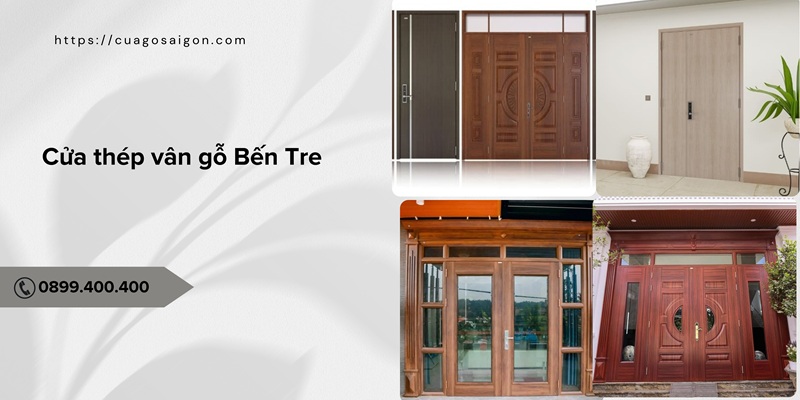 Tiêu chuẩn kích thước tiêu chuẩn cửa thép vân gỗ Bến Tre bao nhiêu?