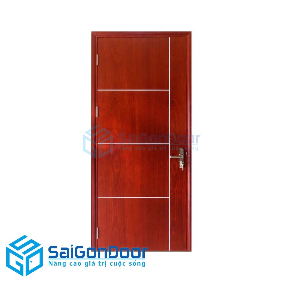 Cửa gỗ MDF Laminate P1R4b Xoan đào 2 cua go MDF laminate MDFlaminateP1R4b