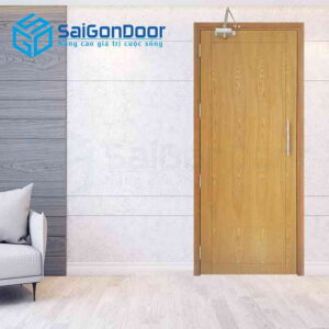 Cửa Gỗ MDF Veneer P1 soi
