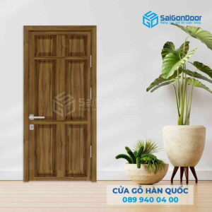 Cửa Gỗ Công Nghiệp HDF veneer 6A