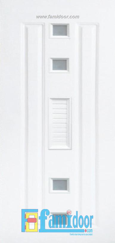 Cửa nhựa Đài Loan 01-802AG ở Showroom Famidoor 0824.400.400