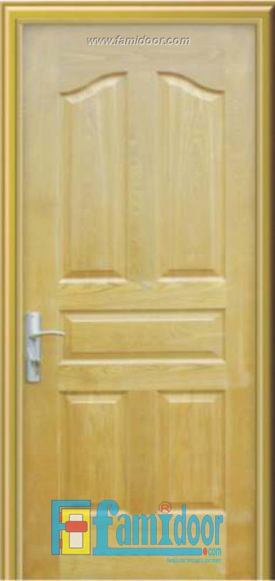 Cửa gỗ HDF VENEER 5A-ASH tại Showroom Famidoor 0828.400.400
