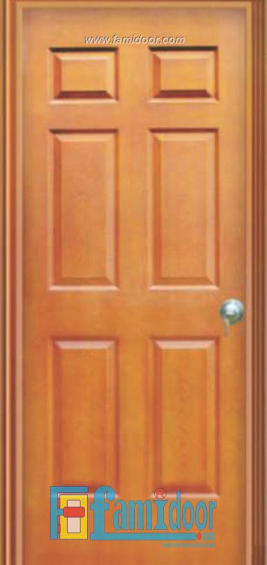 Cửa gỗ HDF MDF.6A-C9 ở Showroom Famidoor 0855.400.400