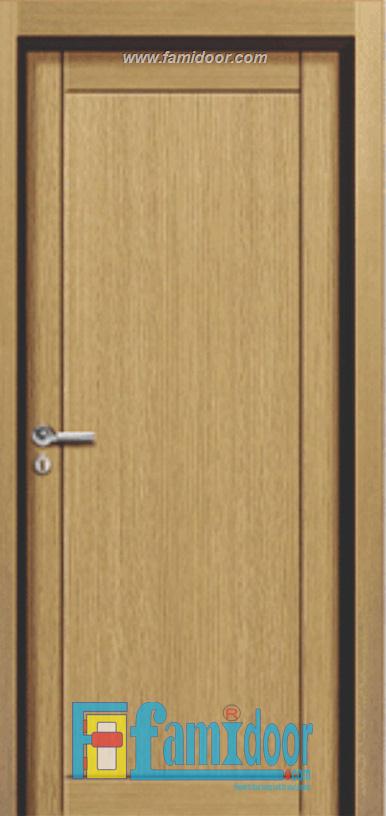 Cửa gỗ chống cháy GCC-P1R4B ở Showroom Famidoor 0855.400.400