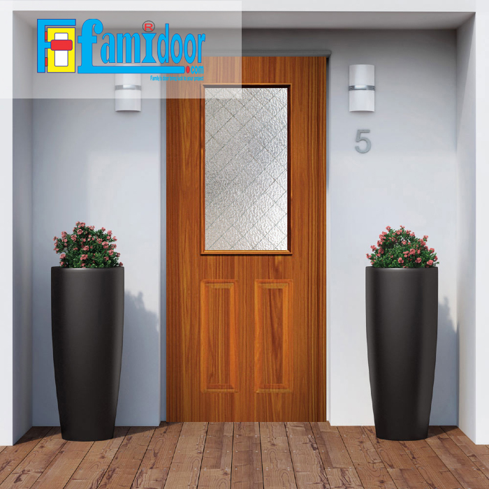 Cửa nhựa Đài Loan 05-805H ở Showroom Famidoor làm bằng những hạt nhựa nguyên sinh cao cấp nhập khẩu từ các nước tiên tiến.