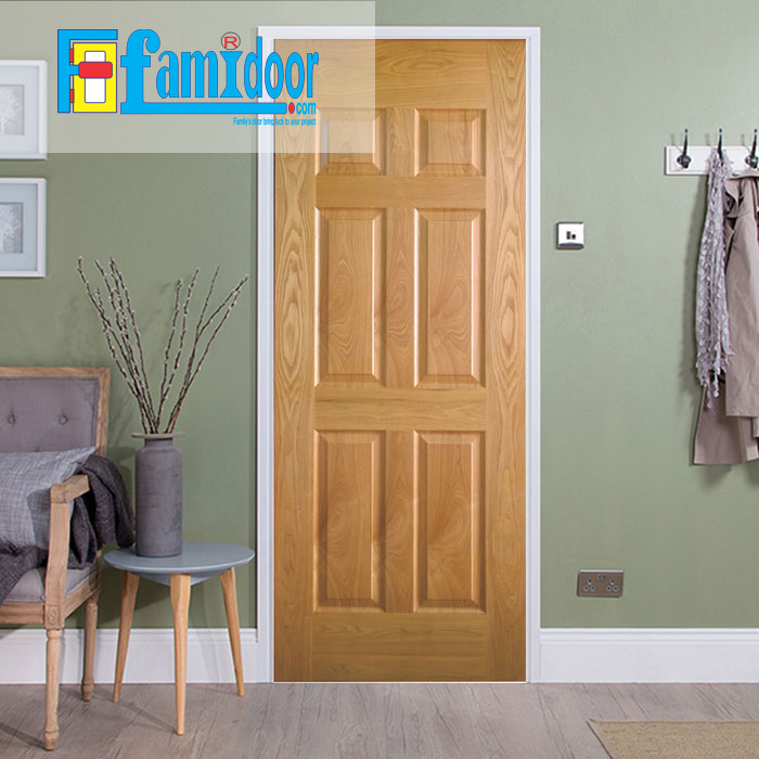 Cửa gỗ HDF VENEER 6A-ASH tại Showroom Famidoor là một trong những loại cửa gỗ được sử dụng khá phổ biến hiện nay.